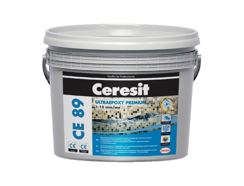 Ceresit СЕ 89 Двухкомпонентный, химически стойкий эпоксидный состав, белый (801) 2,5 кг