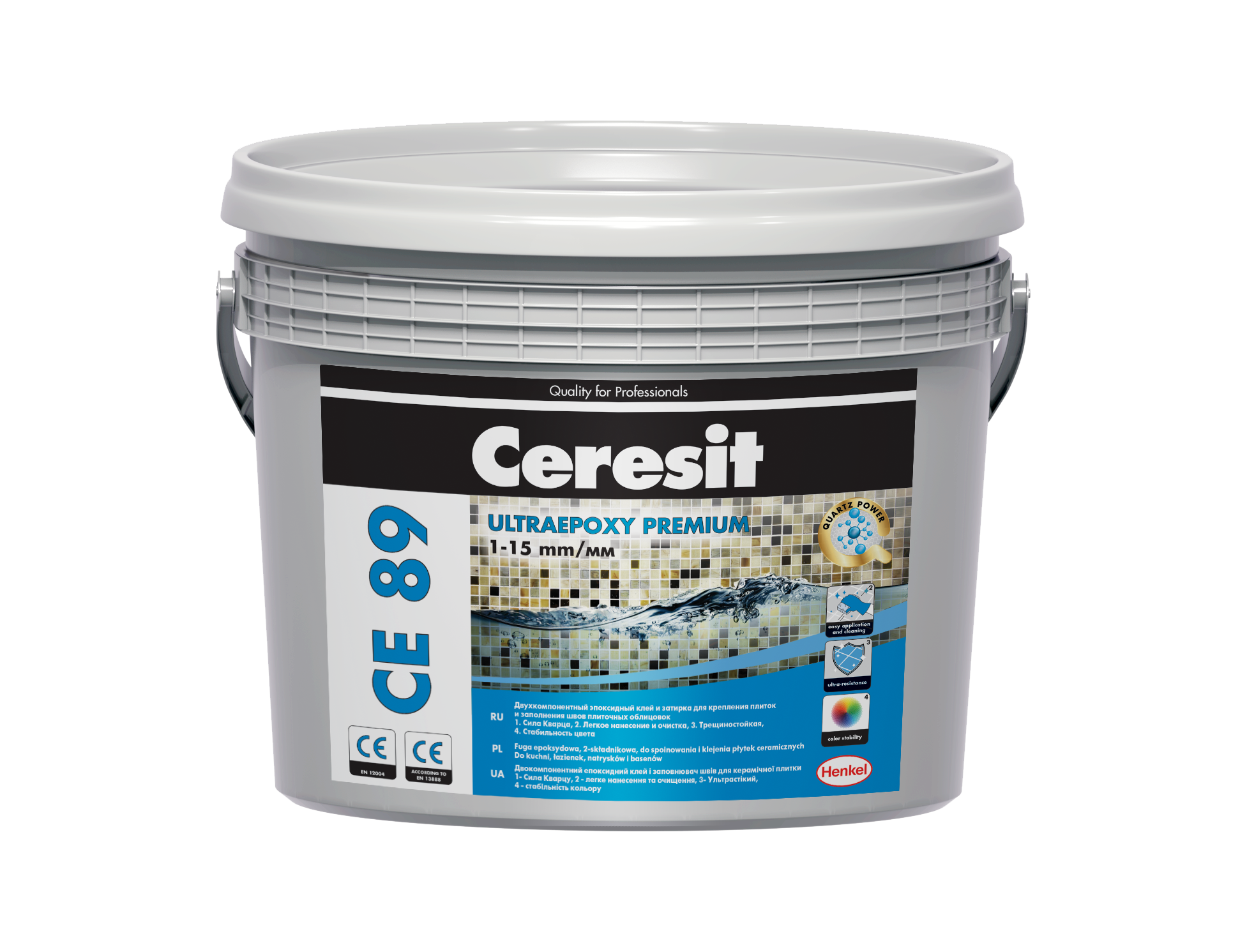 Эпоксидный состав для швов Ceresit СЕ 89 UltraEpoxy Premium белая. 2.5кг