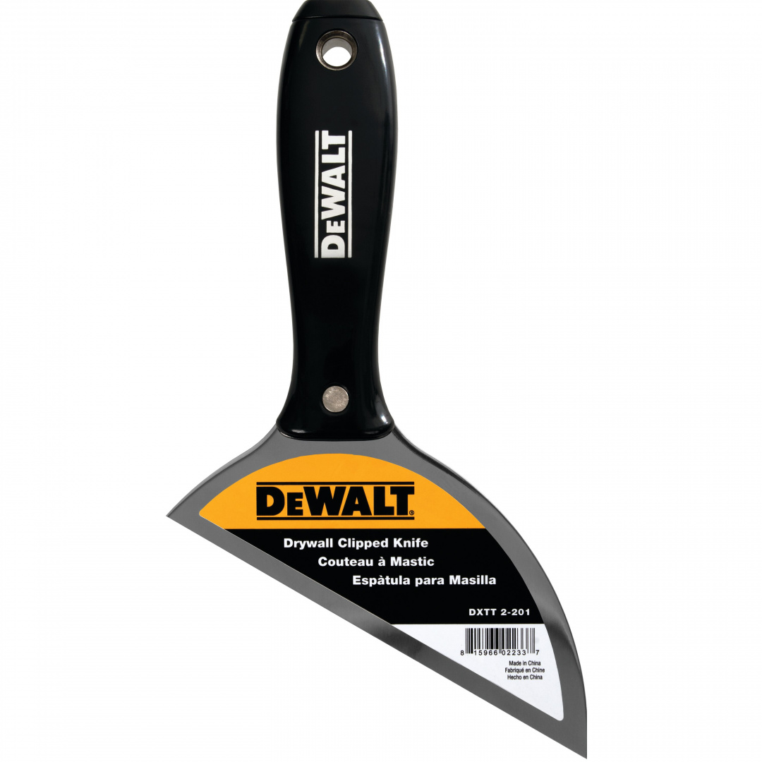 Нож с косым лезвием 30гр. DEWALT DRYWALL CLIPPED KNIFE 6" /2-201/