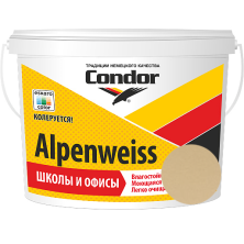 Краска ЗАКОЛЕРОВАННАЯ в/д Condor Alpenweiss цвет "Marill 145" 15кг. РБ