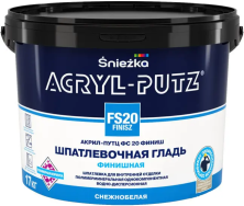 Шпатлевка Sniezka ACRYL-PUTZ FINISZ FS20 5,0кг. РП (только 713)