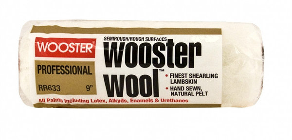 Валик Wooster Длина 22,86см. Ворс 9,5мм. Wool 9" 3/8" США