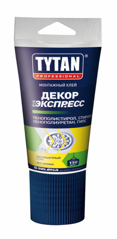 Клей монтажный TYTAN Декор Экспресс белый 210 гр. Польша