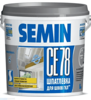 Шпатлевка Semin CE 78 (серая крышка) для швов, 8кг. РФ Шпатлевка Semin CE 78 (серая крышка) для швов, 8кг. РФ
