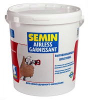 Шпатлевка Semin AIRLESS GARNISSANT (белая крышка) выравнивающая для безвоздушного нанесения 25кг. РФ Шпатлевка Semin AIRLESS GARNISSANT (белая крышка) выравнивающая для безвоздушного нанесения 25кг. РФ