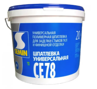 Шпатлевка Semin CE 78 (синяя крышка) универсальная полимерная, 20кг. РФ Шпатлевка Semin CE 78 (синяя крышка) универсальная полимерная, 20кг. РФ